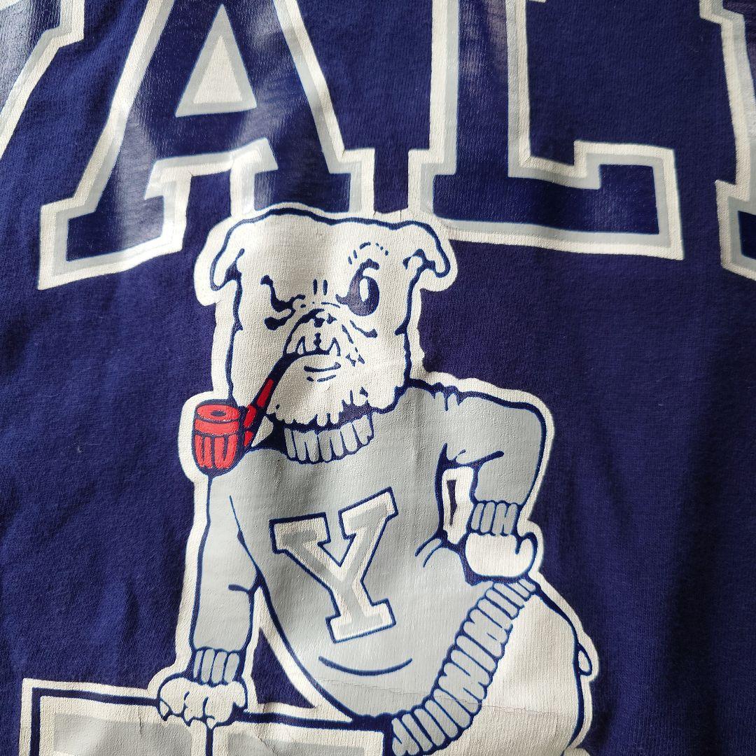 90s Trico Champion YALE print tee L