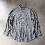 画像をギャラリービューアに読み込む, Poloralphlauren ghuimgum check shirts BLAKE XL ポロラルフローレン　ギンガムチエック　ボタンダウンシャツ　
