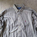 画像をギャラリービューアに読み込む, Poloralphlauren ghuimgum check shirts BLAKE XL ポロラルフローレン　ギンガムチエック　ボタンダウンシャツ　
