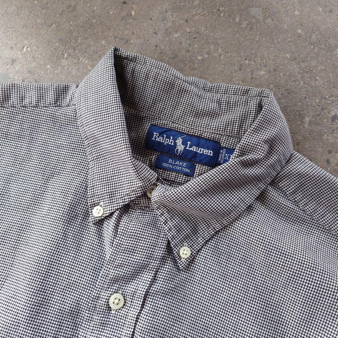 Poloralphlauren ghuimgum check shirts BLAKE XL ポロラルフローレン　ギンガムチエック　ボタンダウンシャツ　