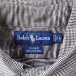 画像をギャラリービューアに読み込む, Poloralphlauren ghuimgum check shirts BLAKE XL ポロラルフローレン　ギンガムチエック　ボタンダウンシャツ　
