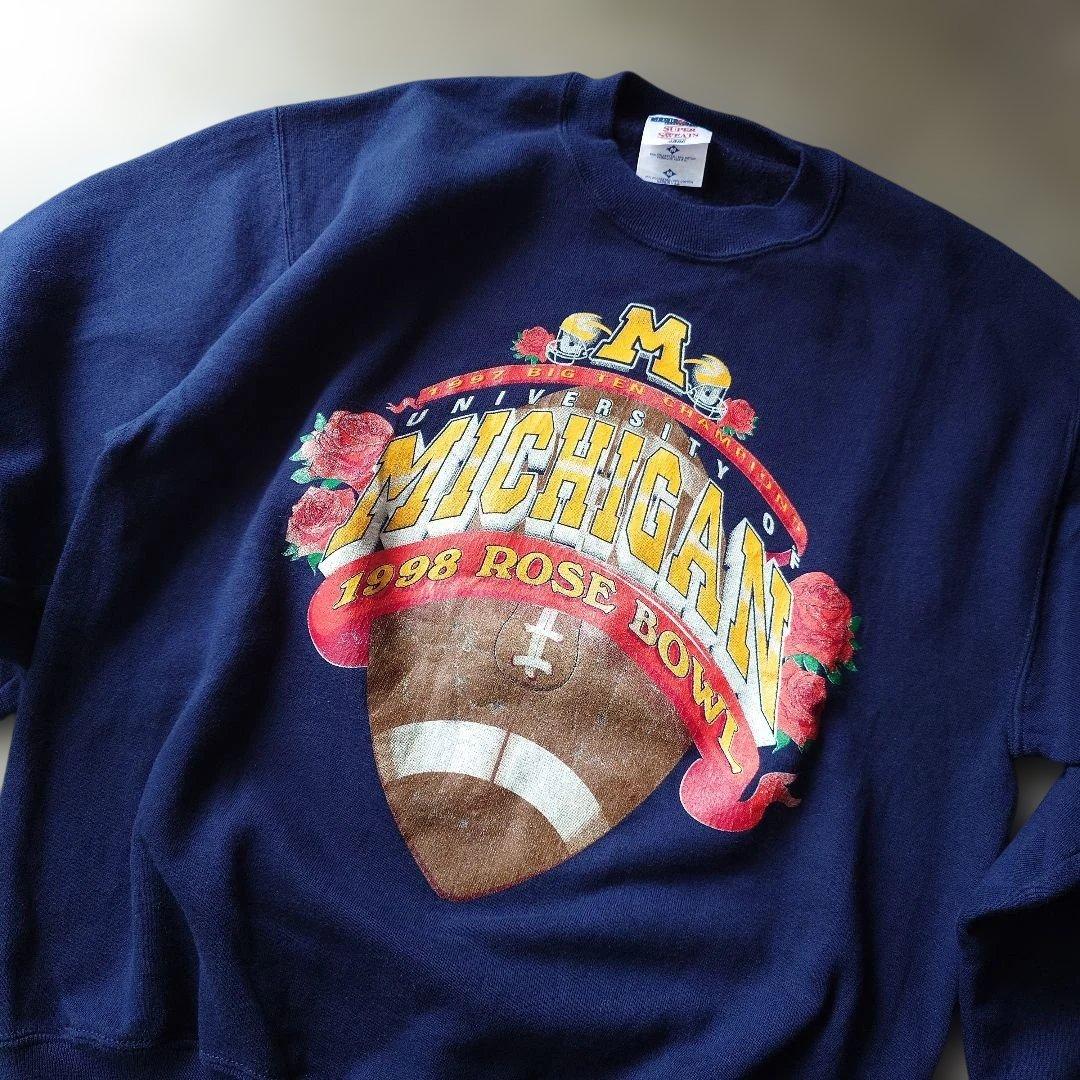 98年rosebowl NFL MICHIGAN sweat M