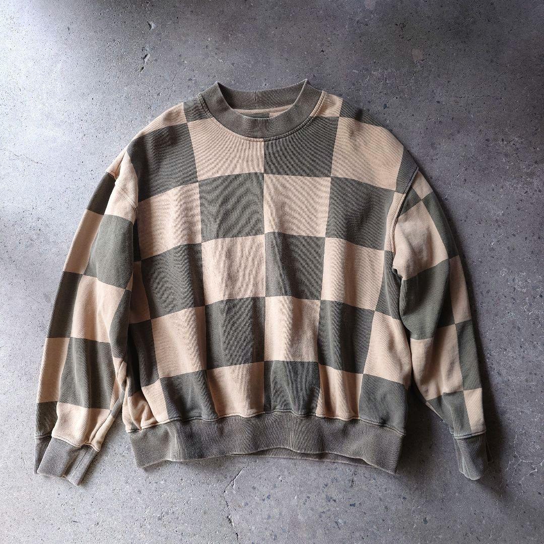 STUSSY checker flag sweat L