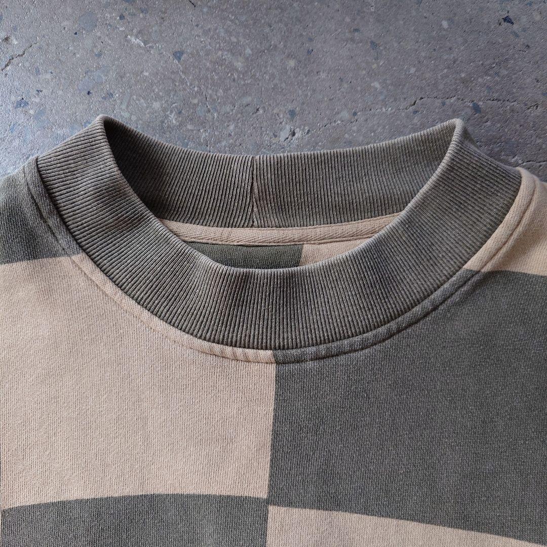 STUSSY checker flag sweat L