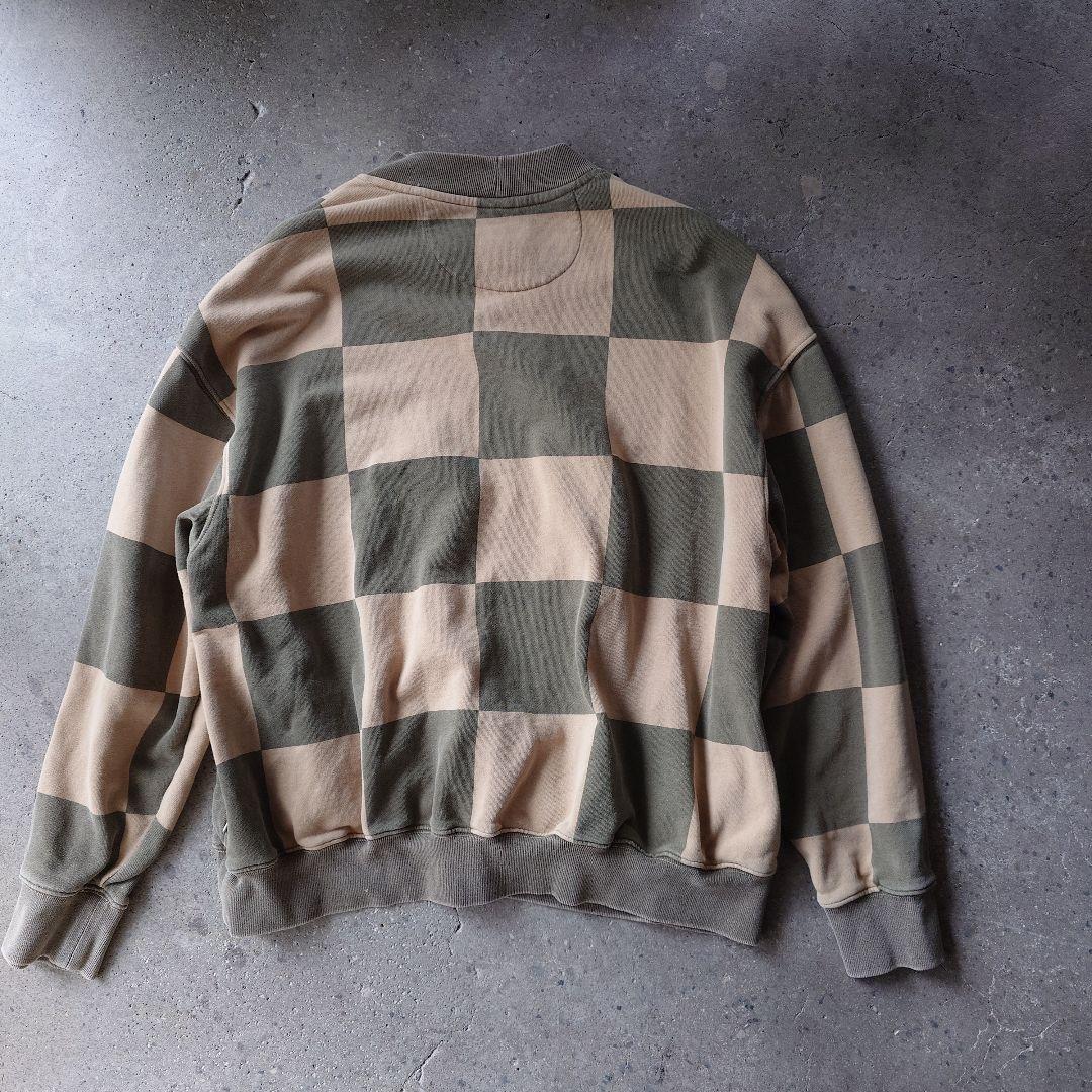 STUSSY checker flag sweat L