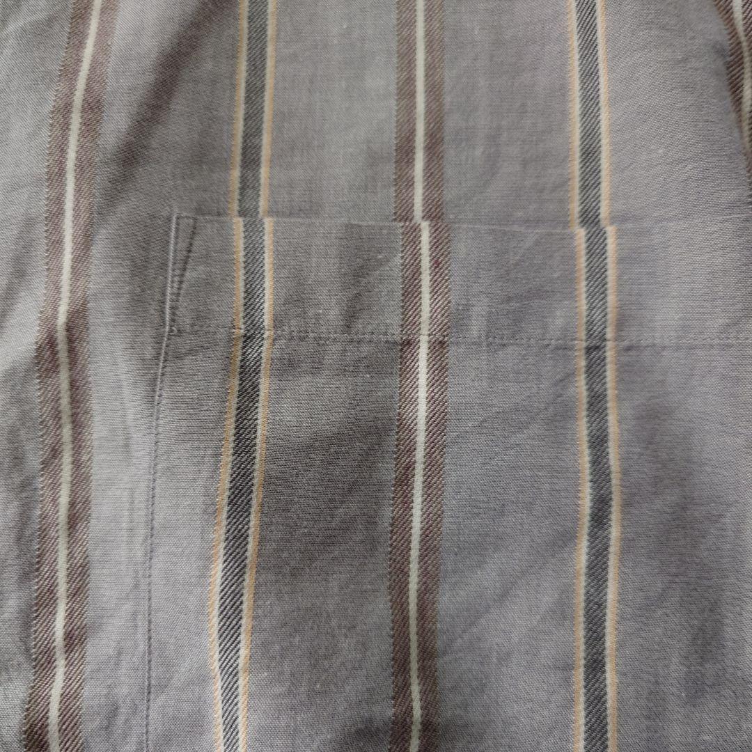80s perryellis bd stripe shirts L