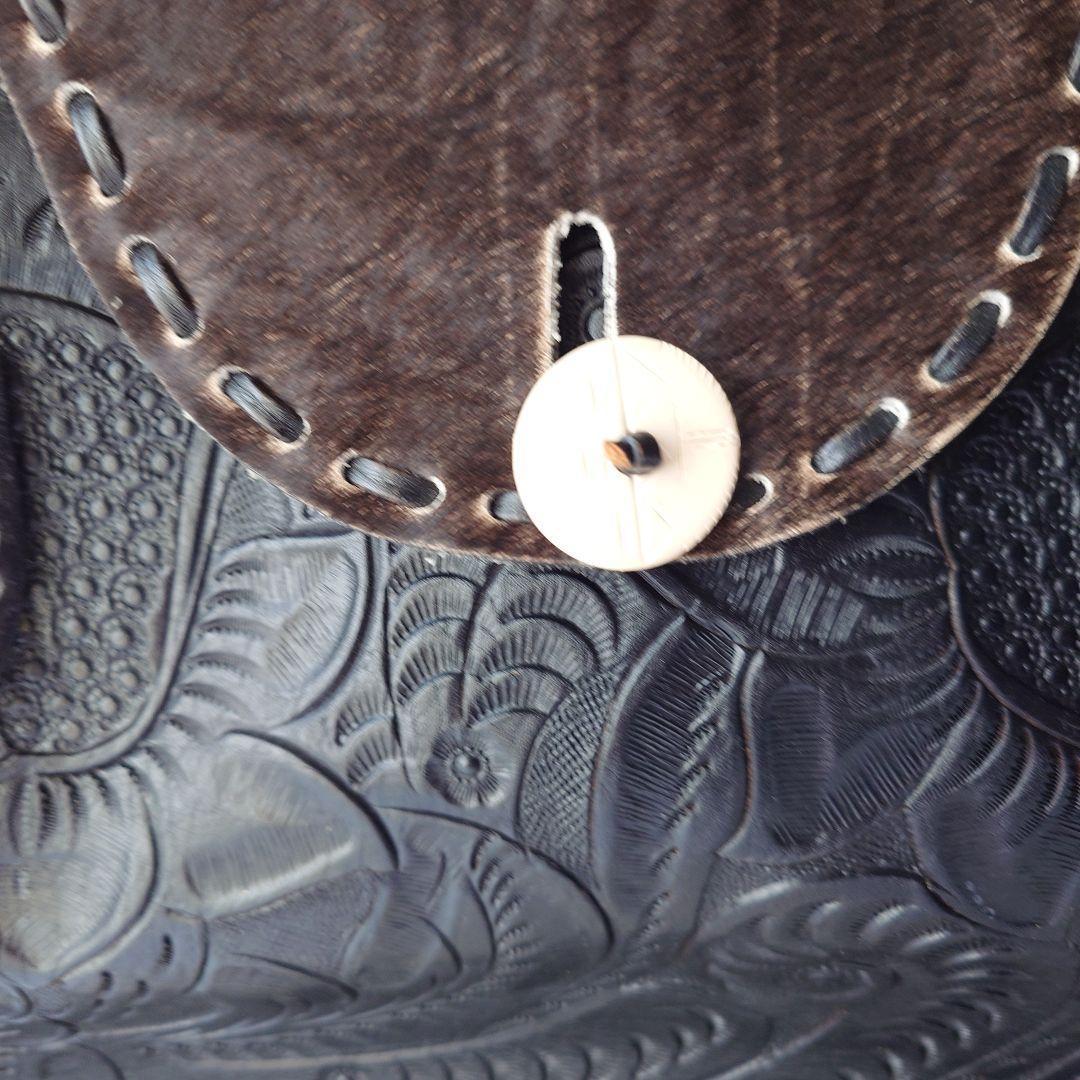 carvingtribes leather handbag  カービングトライブスレザー　ハンドバッグ　ハラコ
