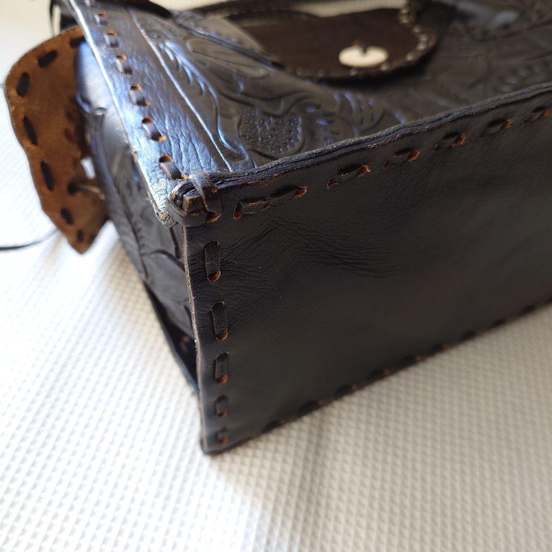 carvingtribes leather handbag  カービングトライブスレザー　ハンドバッグ　ハラコ