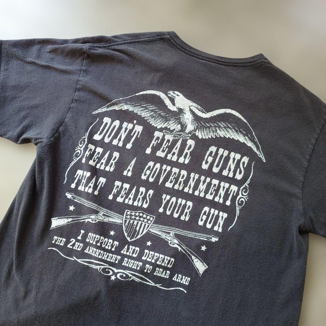 vintage EAGLE print tee L