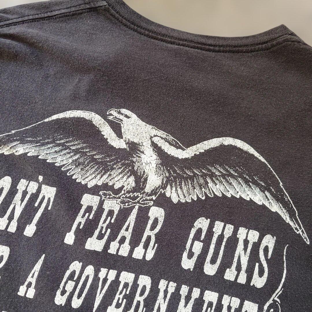 vintage EAGLE print tee L