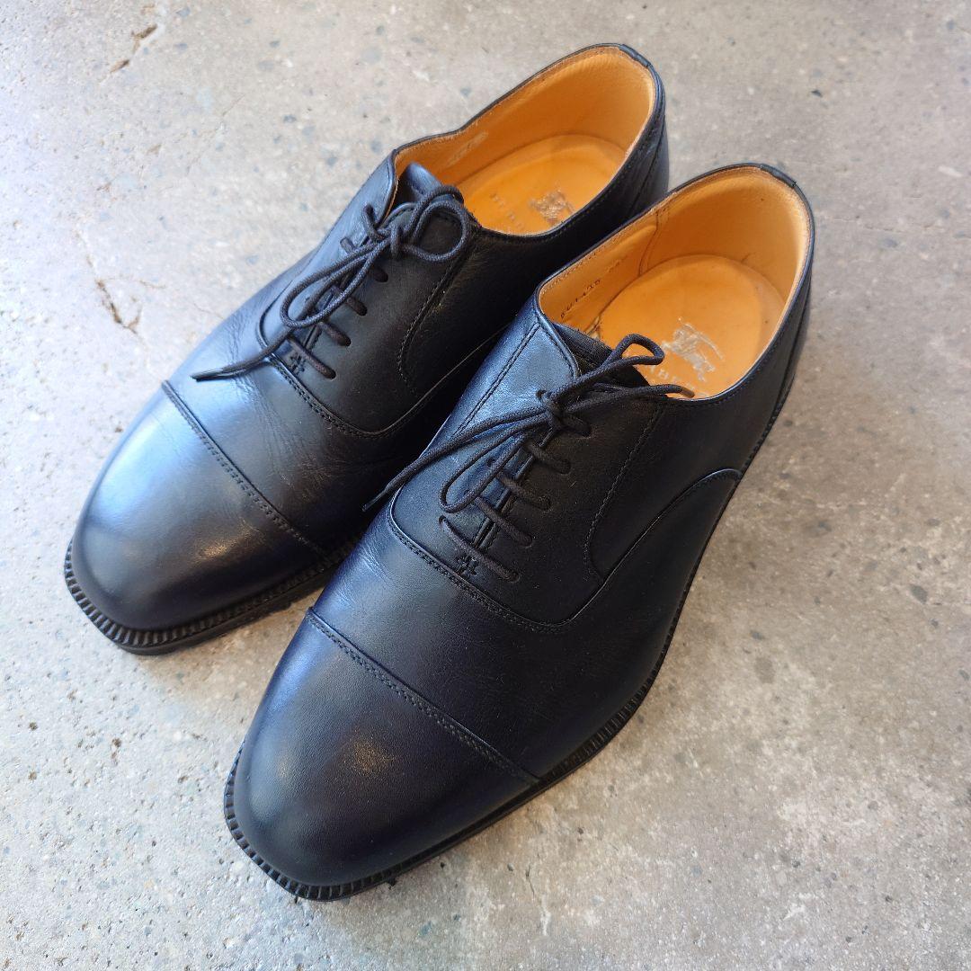 BURBERRY LONDON leather plane toe 25 1/2