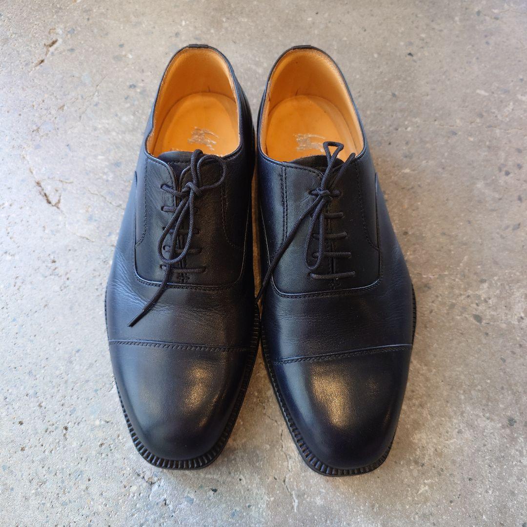 BURBERRY LONDON leather plane toe 25 1/2