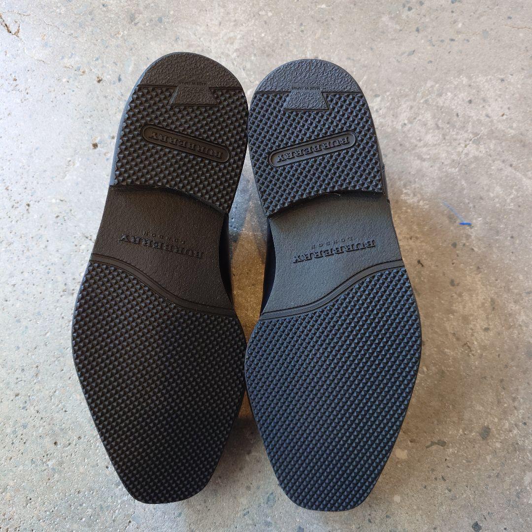 BURBERRY LONDON leather plane toe 25 1/2