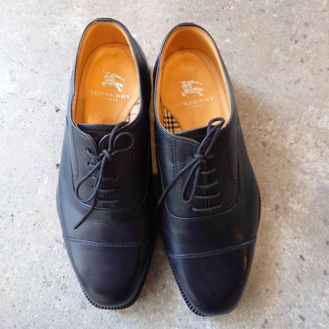 BURBERRY LONDON leather plane toe 25 1/2