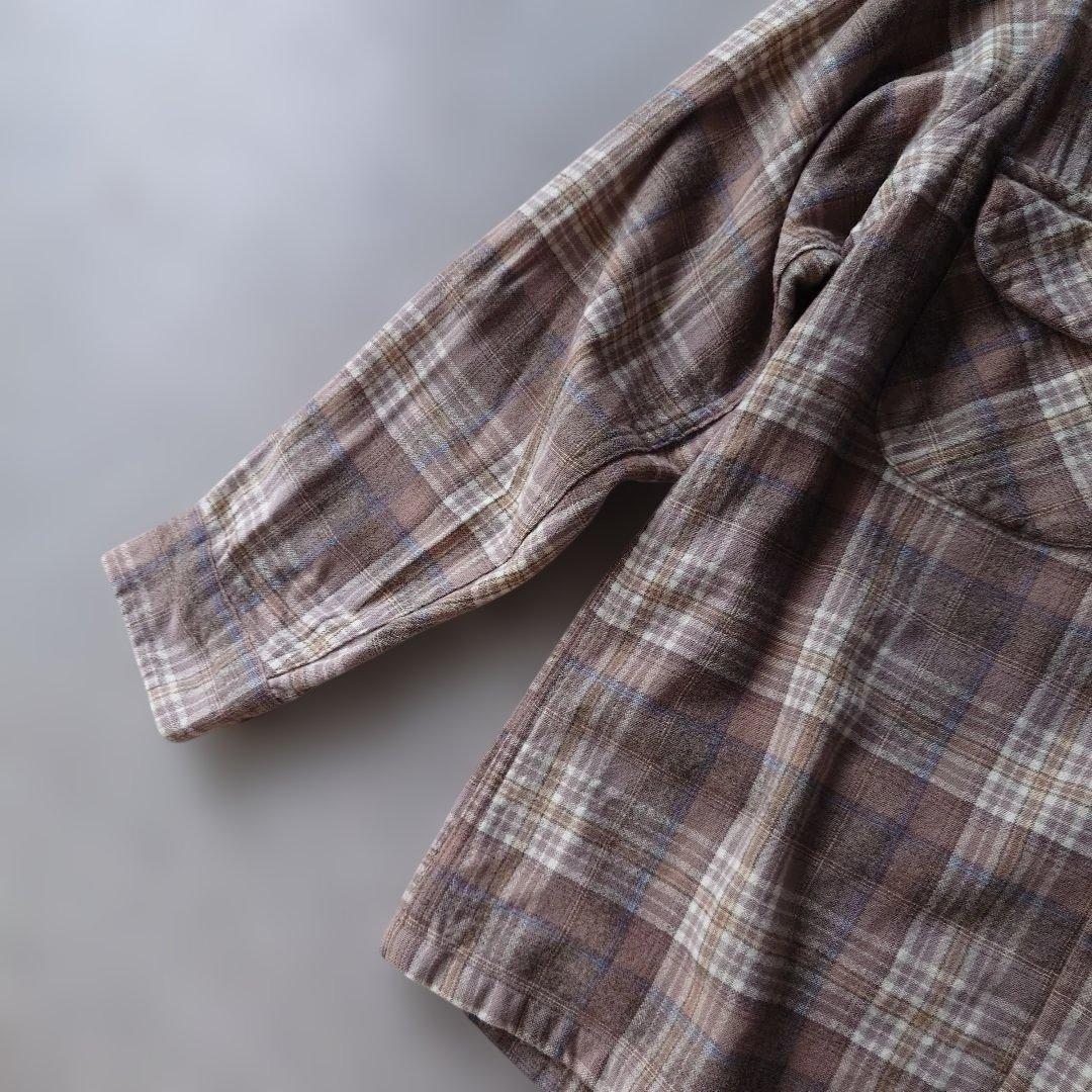 80s PENDLETON check board shirts L