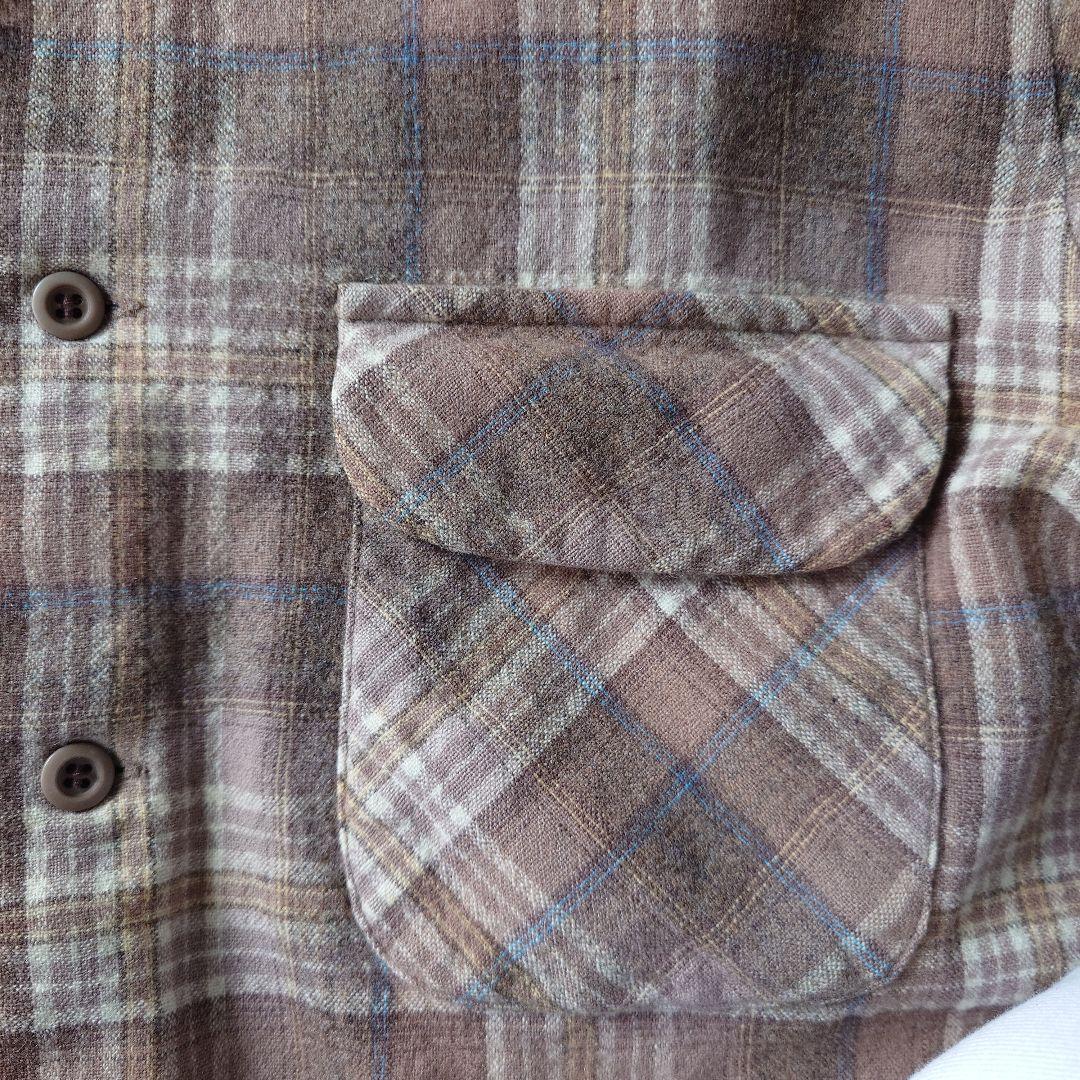 80s PENDLETON check board shirts L