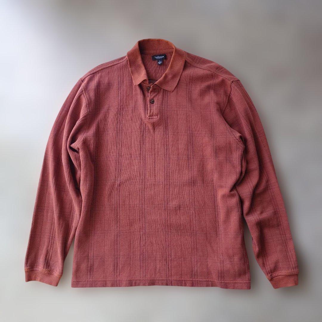 VANHEUSEN ls polo shirts L