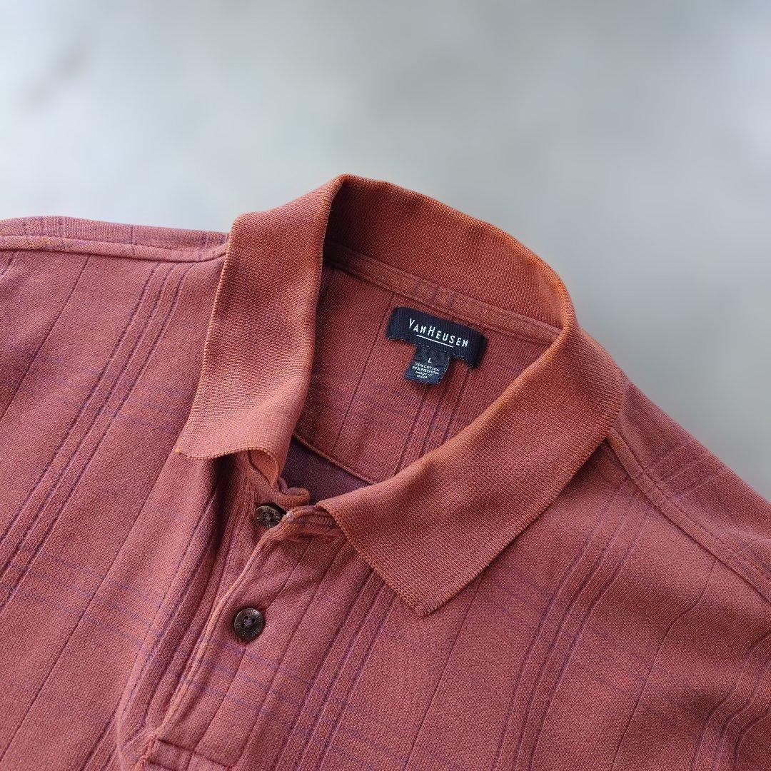 VANHEUSEN ls polo shirts L
