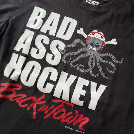 90s old onieta hockey tee L