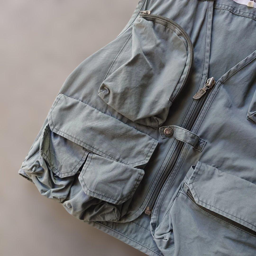 70s NORTHFACE outdoor vest M brown tag