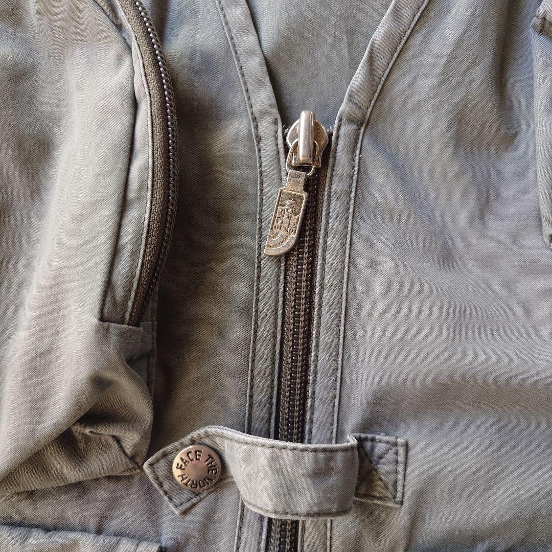 70s NORTHFACE outdoor vest M brown tag