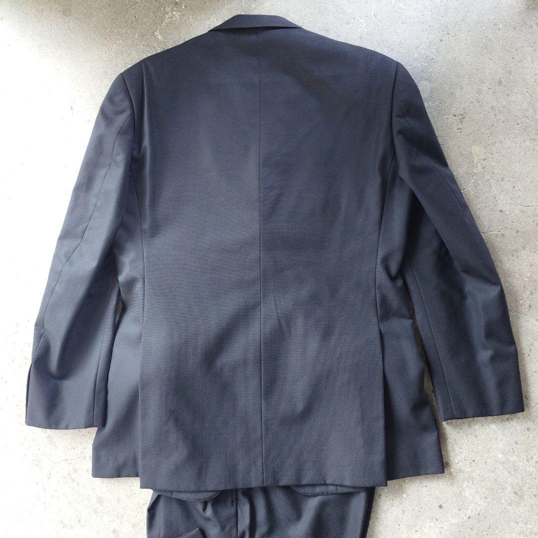 Brooksbrothers suit jacket setup black oxford wool M