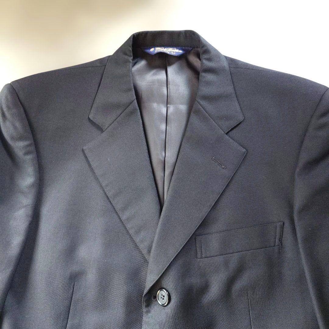 Brooksbrothers suit jacket setup black oxford wool M