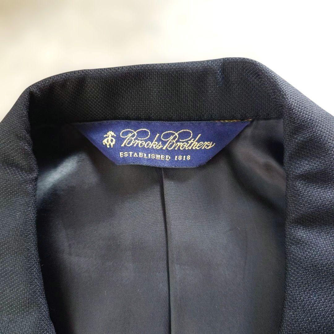 Brooksbrothers suit jacket setup black oxford wool M