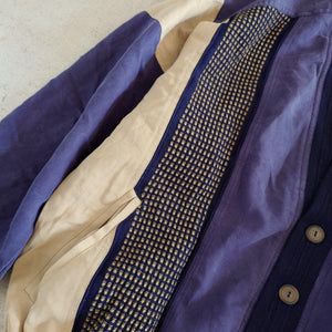 Used Patchwork jacket 古着　パッチワーク　カーディガン　ジャケット　ブルゾン