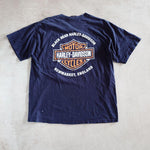 画像をギャラリービューアに読み込む, Used Harley Davidson print tee 古着 ハーレーダビッドソン　両面　プリントT　XL

