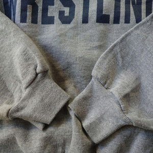 used colledge sweat M~L 古着　ユーズド　レスリング　プリント　スウェット
