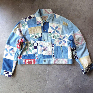 poloralphlauren women patchwork denim jacket xs ポロラルフローレン　レディースパッチワーク　ジャケット　Gジャンxs　ジャケット