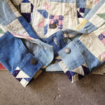 画像をギャラリービューアに読み込む, poloralphlauren women patchwork denim jacket xs ポロラルフローレン　レディースパッチワーク　ジャケット　Gジャンxs　ジャケット
