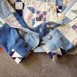 poloralphlauren women patchwork denim jacket xs ポロラルフローレン　レディースパッチワーク　ジャケット　Gジャンxs　ジャケット