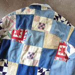 画像をギャラリービューアに読み込む, poloralphlauren women patchwork denim jacket xs ポロラルフローレン　レディースパッチワーク　ジャケット　Gジャンxs　ジャケット
