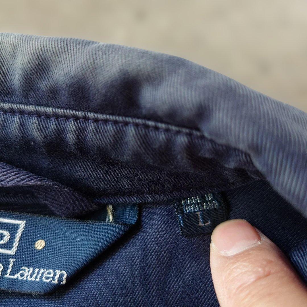 90s POLORALPHLAUREN swingtop navy L