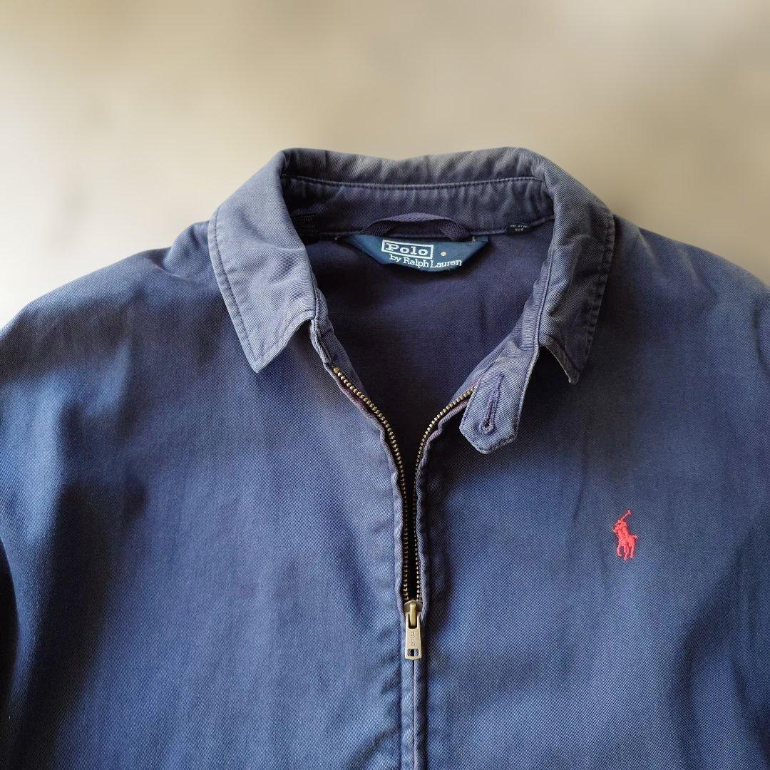 90s POLORALPHLAUREN swingtop navy L