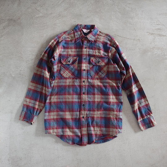 frost poof 70s nel shirts made in USA 16inch ネルシャツ　アメリカ製　