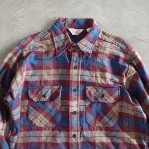 frost poof 70s nel shirts made in USA 16inch ネルシャツ　アメリカ製　