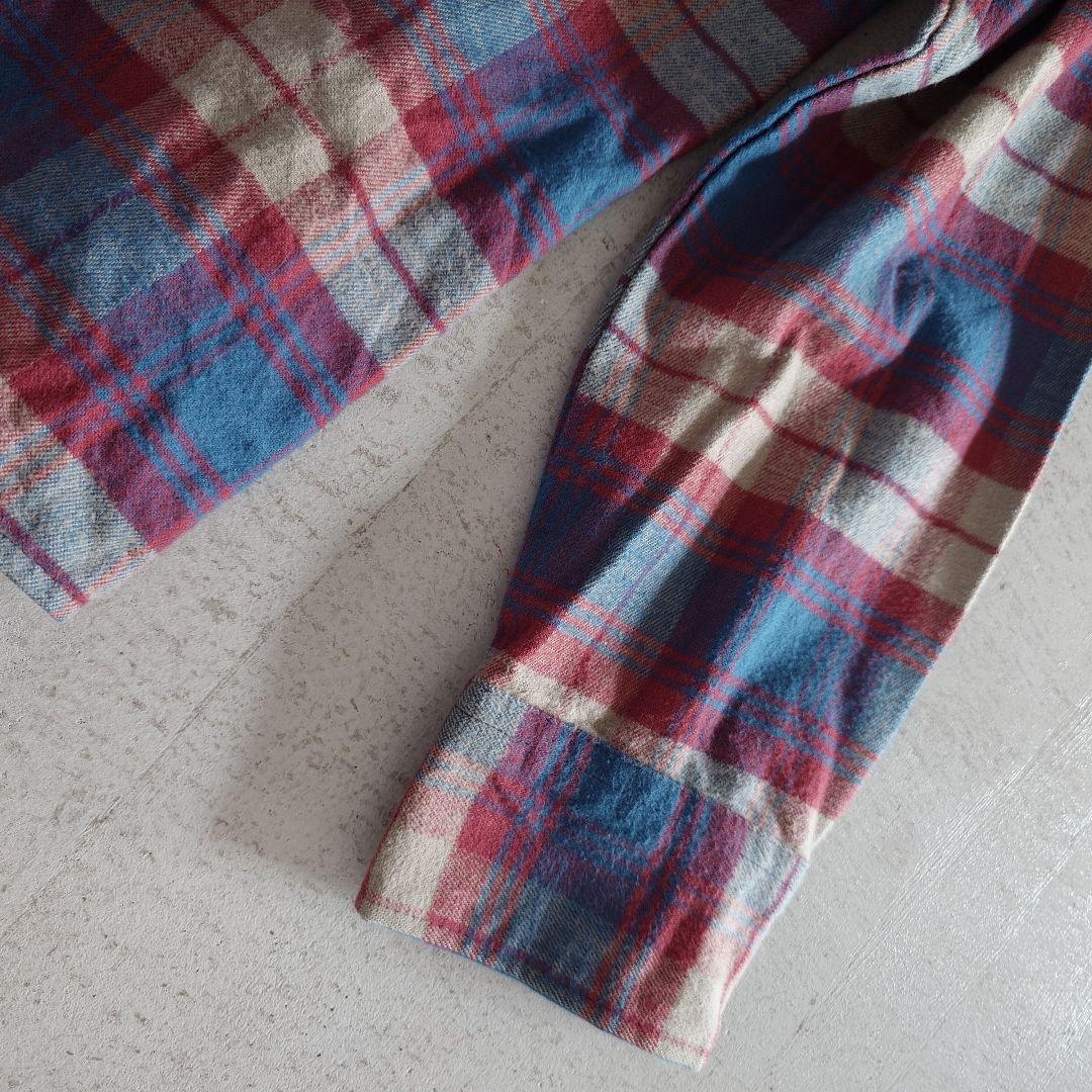 frost poof 70s nel shirts made in USA 16inch ネルシャツ　アメリカ製　