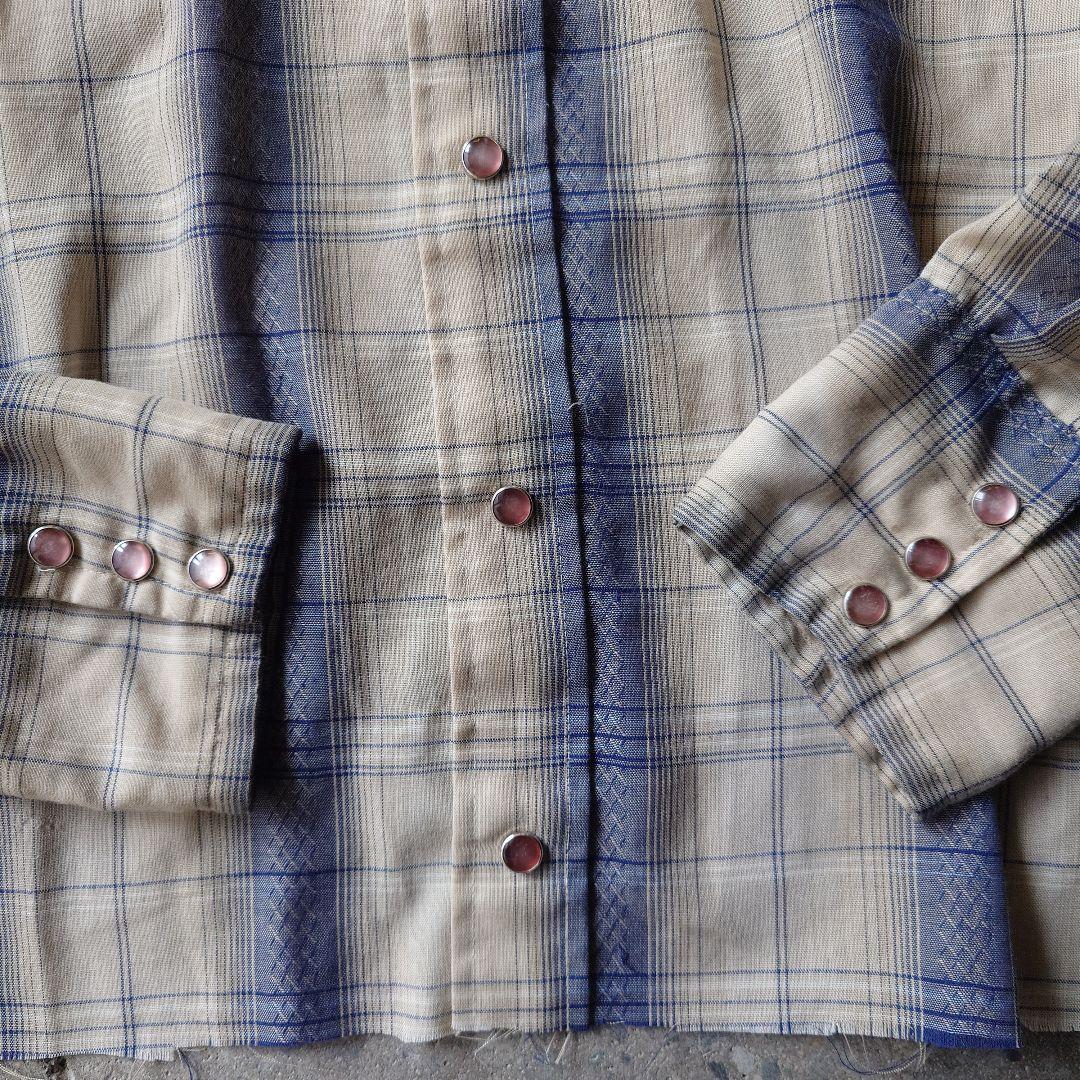 70sDeeCee ranch wear ombre western shirts made in USA XL