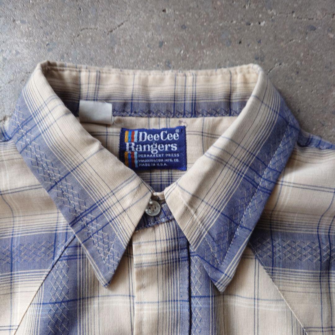 70sDeeCee ranch wear ombre western shirts made in USA XL