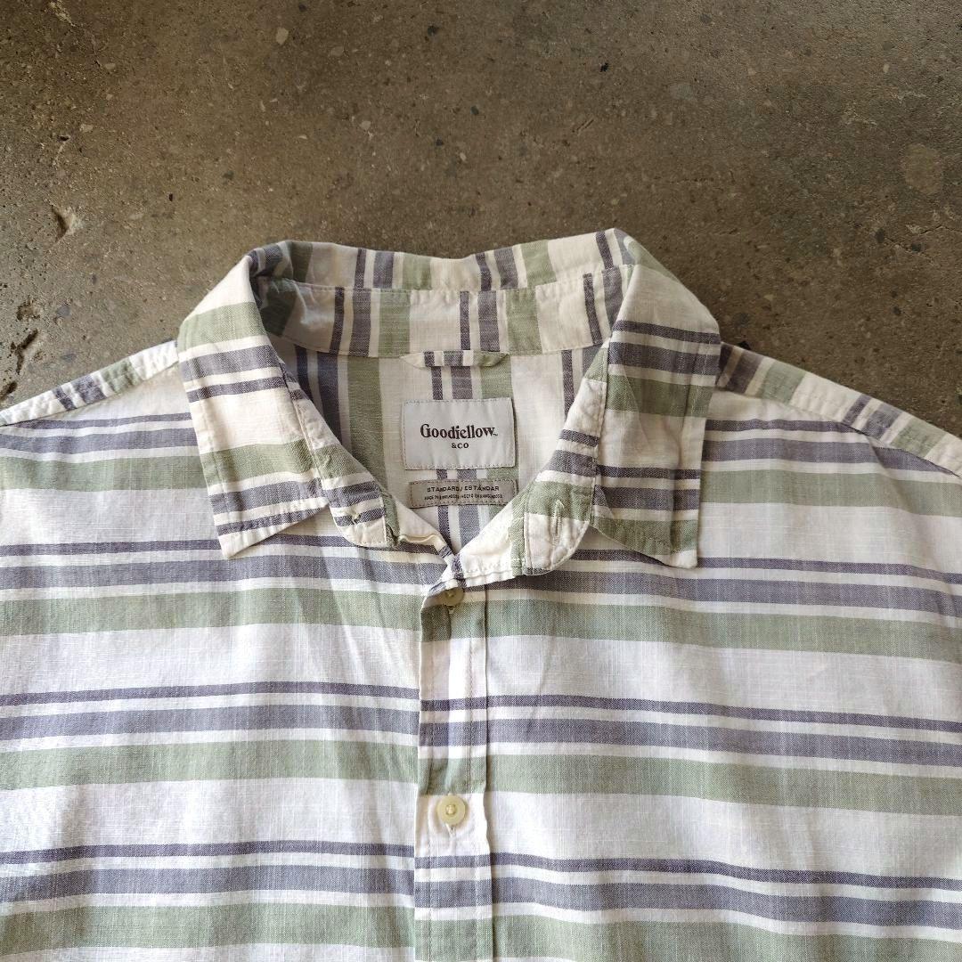 Used wide border ss shirts L
