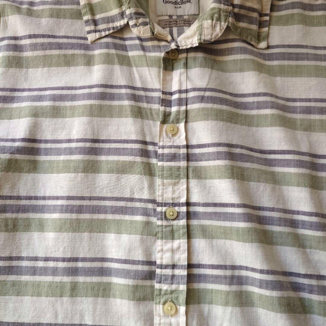 Used wide border ss shirts L