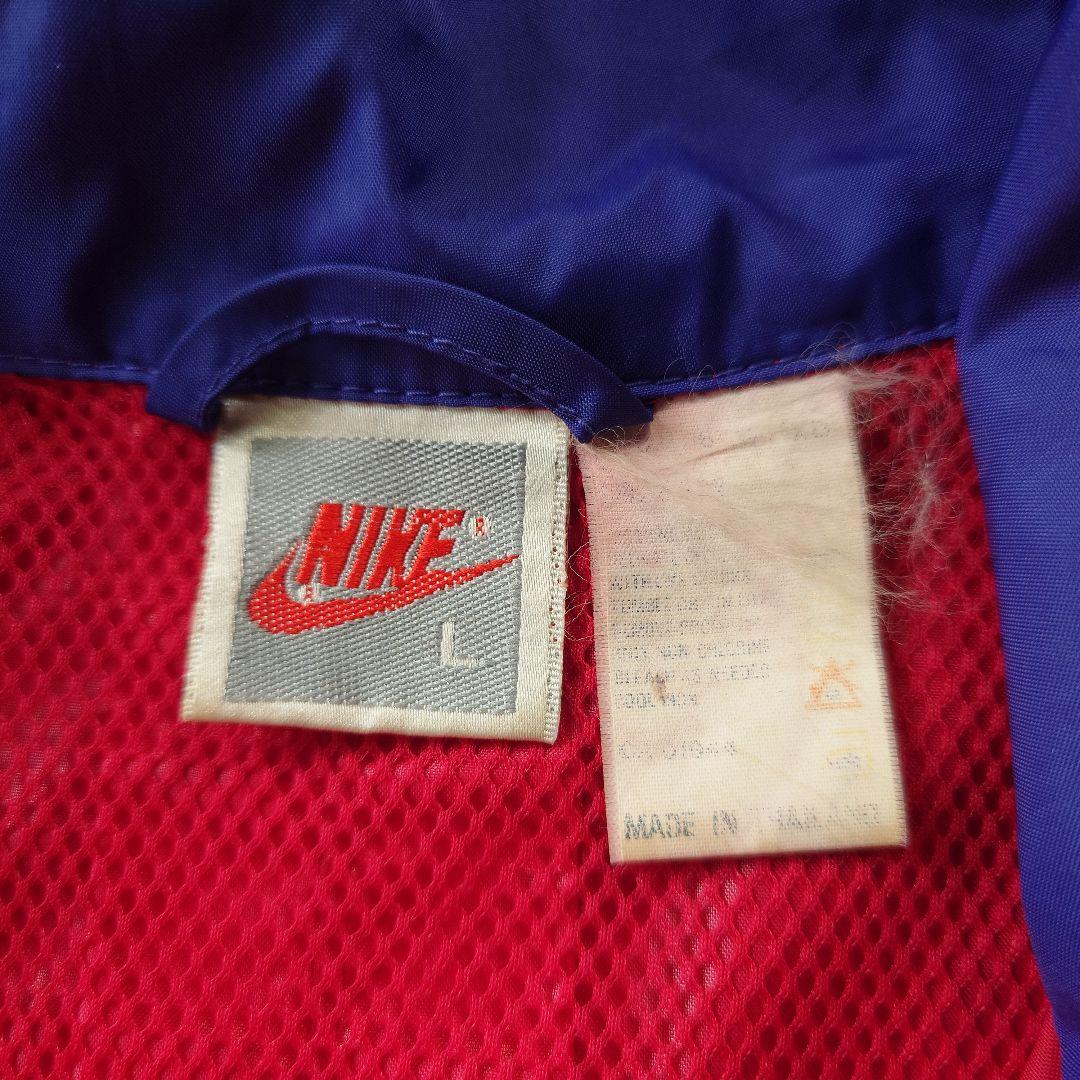 90s NIKE silver tag nylon pullover jacket L