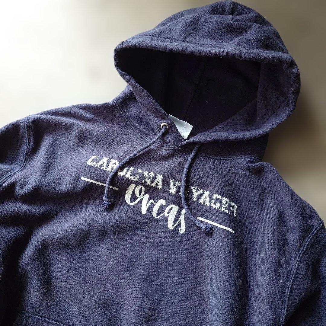 CHAMPION 00s hoody sweat navy L