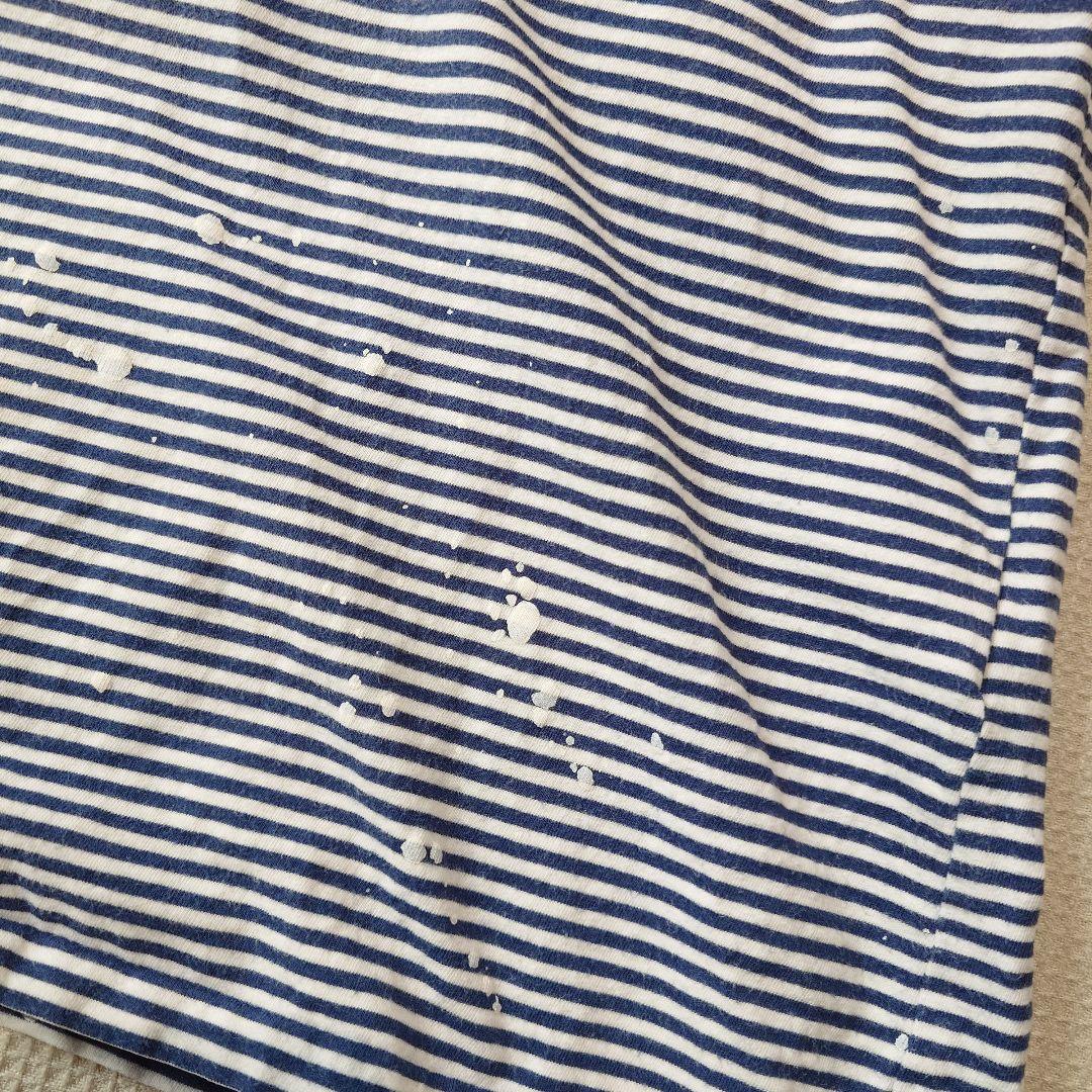 poloralphlauren border tee L wide necjk
