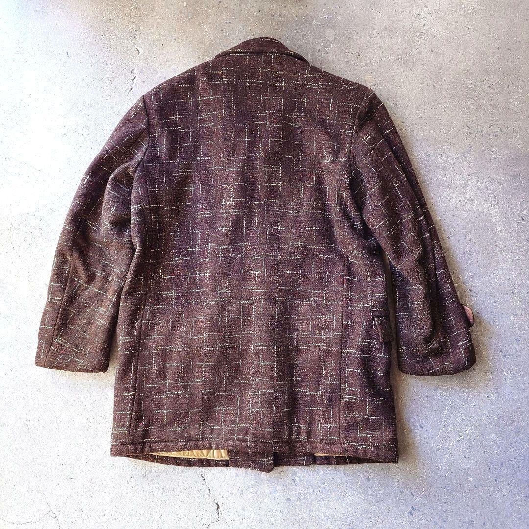 50’s wool nep coat ネップウール　ロカビリー　コート　XL
