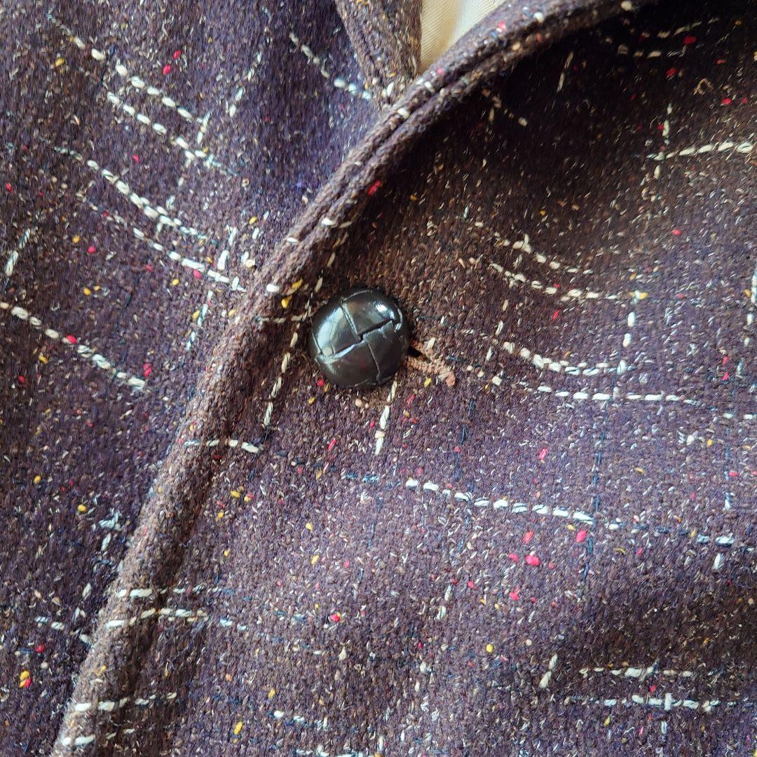 50’s wool nep coat ネップウール　ロカビリー　コート　XL