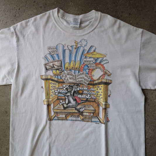 Used print tee DOG  M